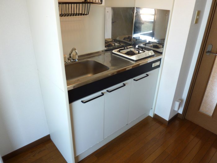 1口ガスコンロ付きキッチン